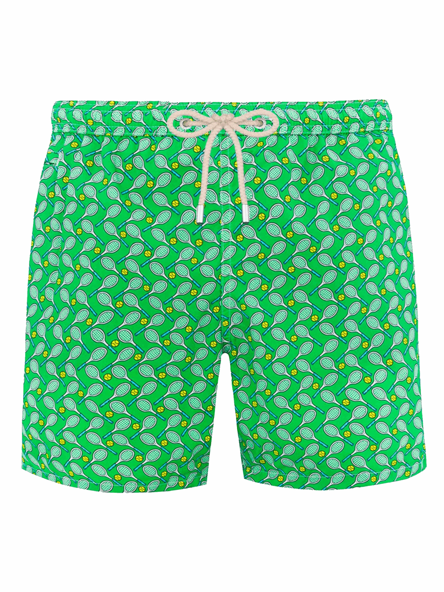 MC2 Saint Barth Man Lightweight Fabric Swim-shorts Lighting Micro Fantasy With Tennis Print 3 MC2 Saint Barth Man Lightweight Fabric Swim-shorts Lighting Micro Fantasy With Tennis Print