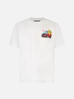 MC2 Saint Barth Boy Cotton T-shirt With Cryptopuppets Crew Print | CRYPTOPUPPETS SPECIAL EDITION