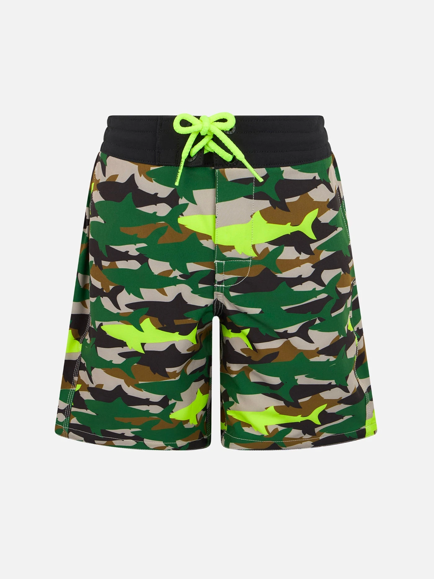 MC2 Saint Barth Boy Comfort Surf Jr Swim Shorts With Camo Shark Print 3 MC2 Saint Barth Boy Comfort Surf Jr Swim Shorts With Camo Shark Print