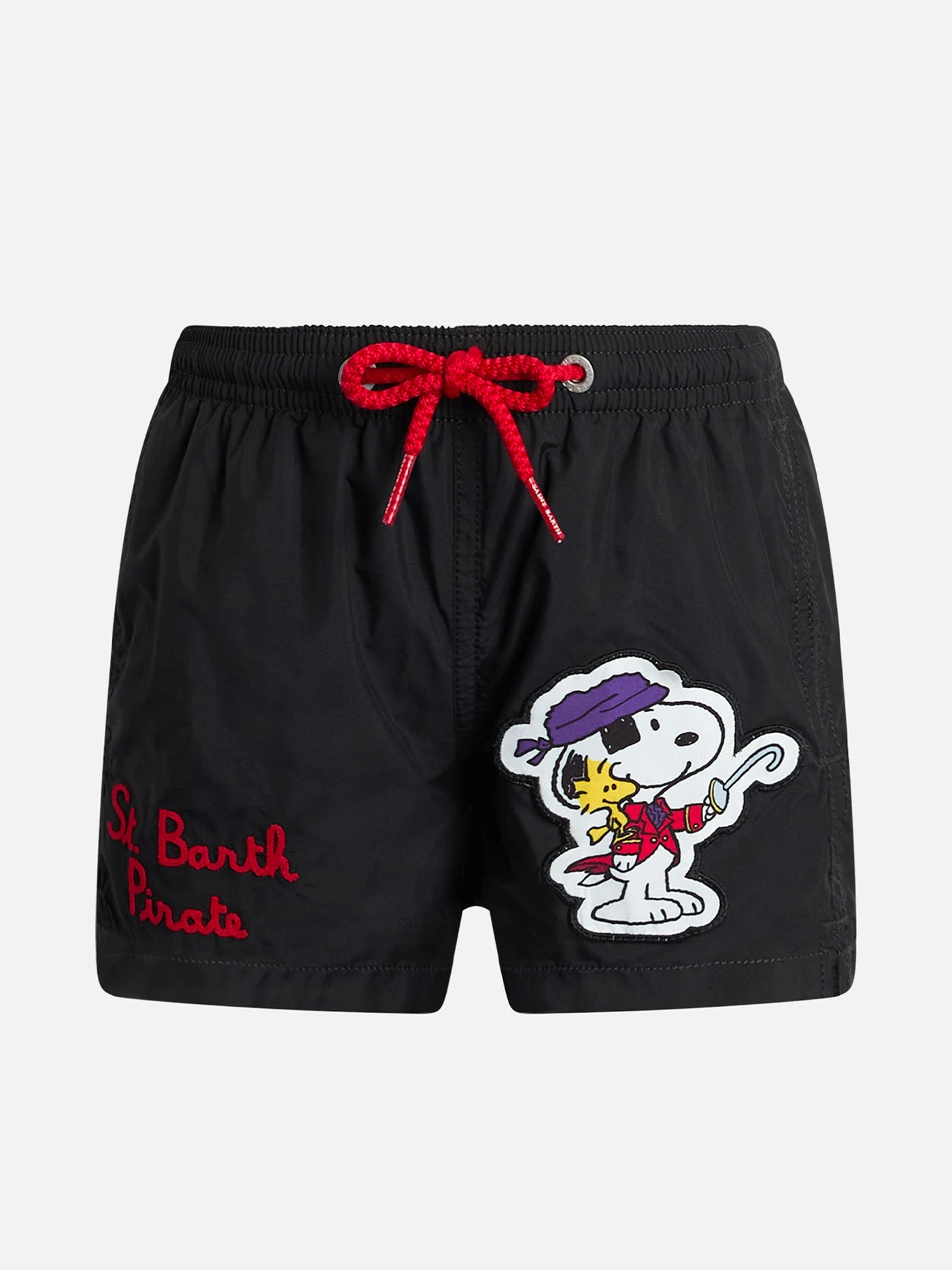 MC2 Saint Barth Boy Mid-length Haiti Swim-shorts With Snoopy Placed Print And Embroidery | SNOOPY PEANUTS SPECIAL EDITION 3 MC2 Saint Barth Boy Mid-length Haiti Swim-shorts With Snoopy Placed Print And Embroidery | SNOOPY PEANUTS SPECIAL EDITION