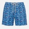 MC2 Saint Barth Comfort Light Classic Stretch Swim Shorts With Fishes Print -MC2 Saint Barth Shop 33