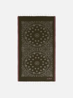 MC2 Saint Barth Soft Jacquard Fouta With Wave Trim