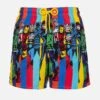 MC2 Saint Barth Man Mid-length Gustavia Swim-shorts With Marvel Characters Placed Print| MARVEL SPECIAL EDITION