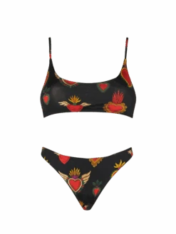 Woman Sacred Hearts Bralette Bikini