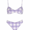 Woman Triangle Bikini With Gingham Print -MC2 Saint Barth Shop 6936375230648