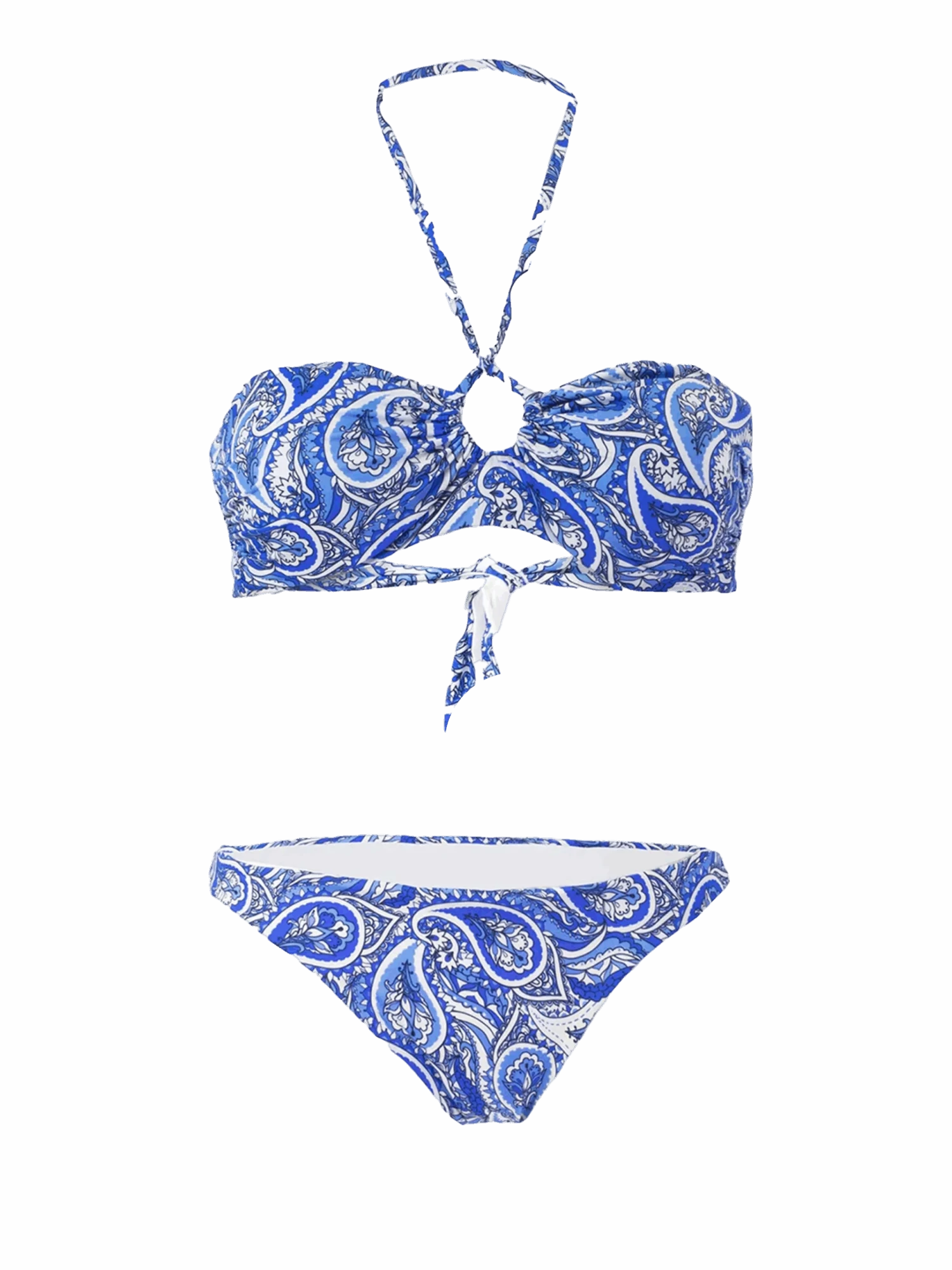 Bandeau Bikini Bandanna Print 3 Bandeau Bikini Bandanna Print