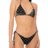 Black Bandanna Bikini With Charms -MC2 Saint Barth Shop 6936640848056 Black bandanna bikini with charms 1