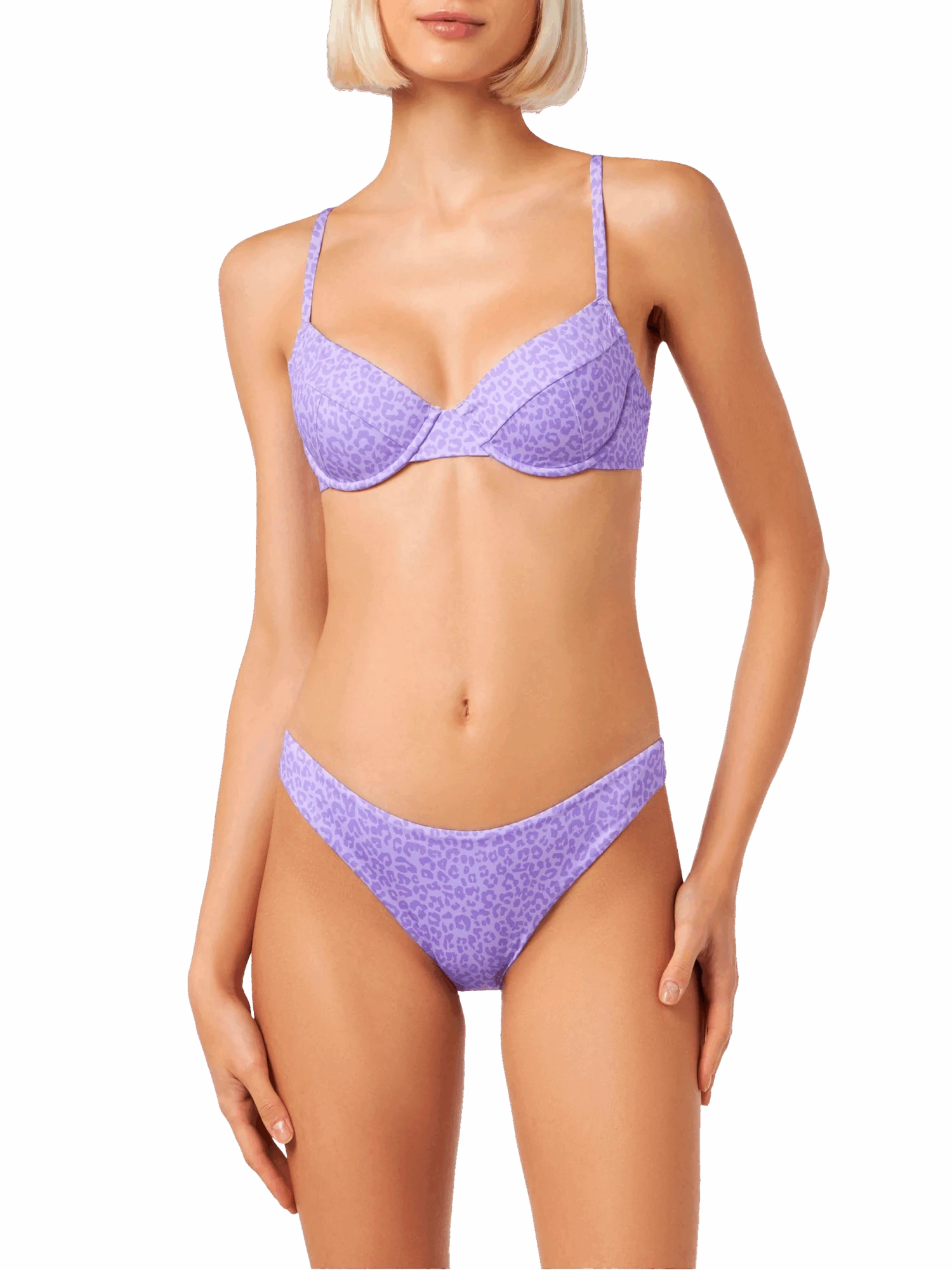 Animalier Print Bralette Bikini With Cheeky Swim Briefs 4 Animalier Print Bralette Bikini With Cheeky Swim Briefs - Image 2