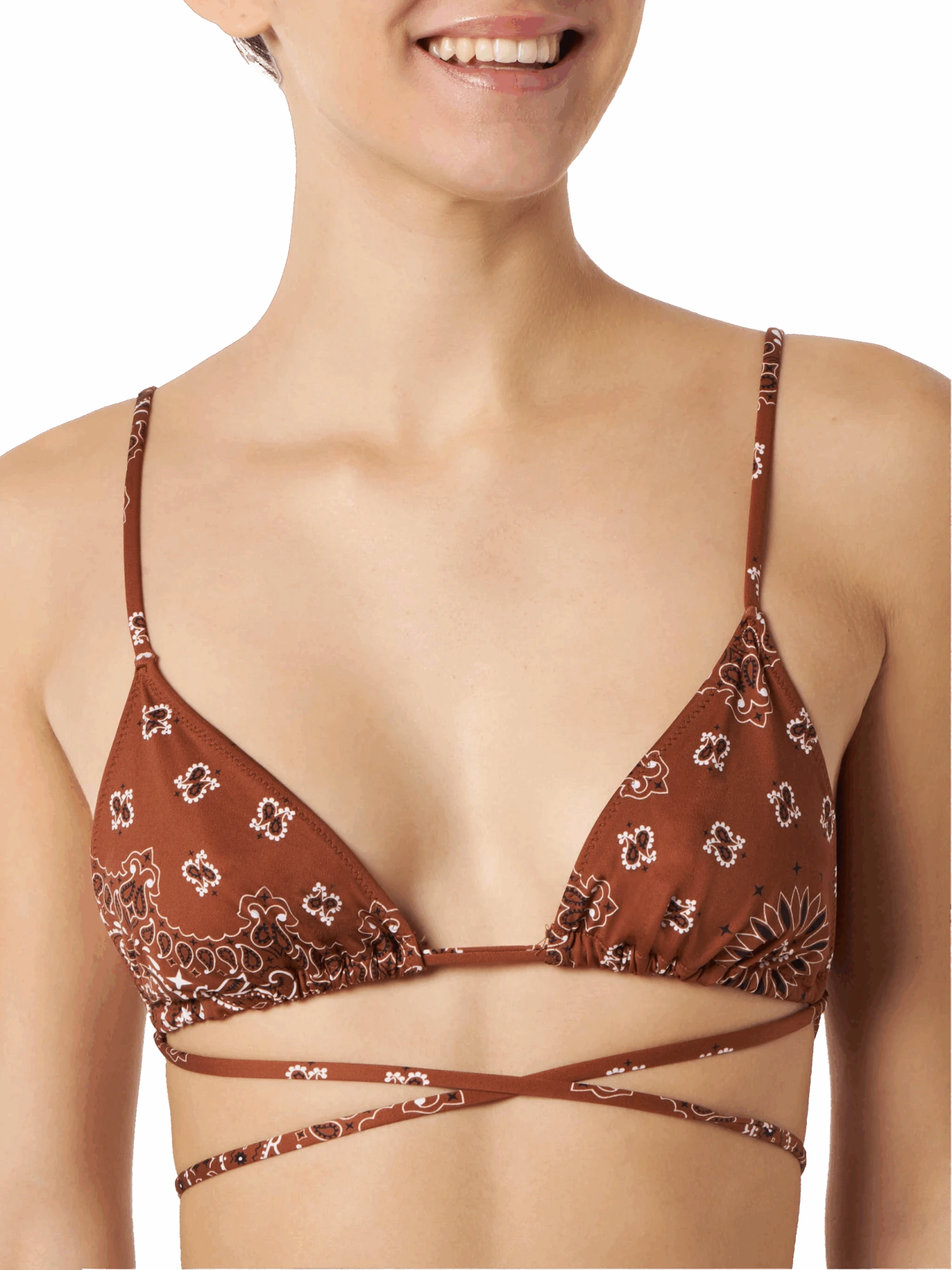 MC2 Saint Barth Woman Triangle Bandanna Bikini 6 MC2 Saint Barth Woman Triangle Bandanna Bikini - Image 4