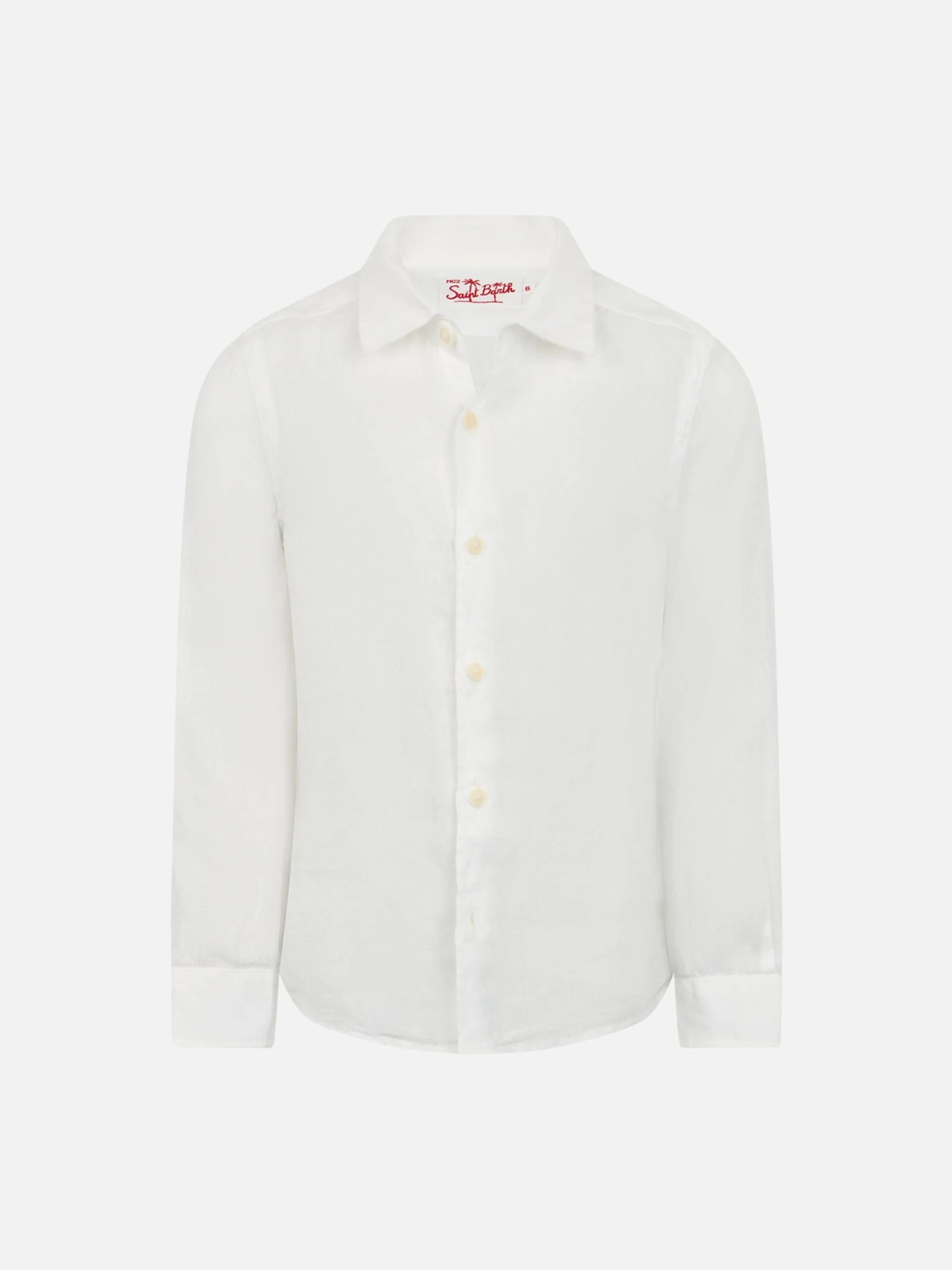 MC2 Saint Barth Agnes White Linen Shirt 3 MC2 Saint Barth Agnes White Linen Shirt