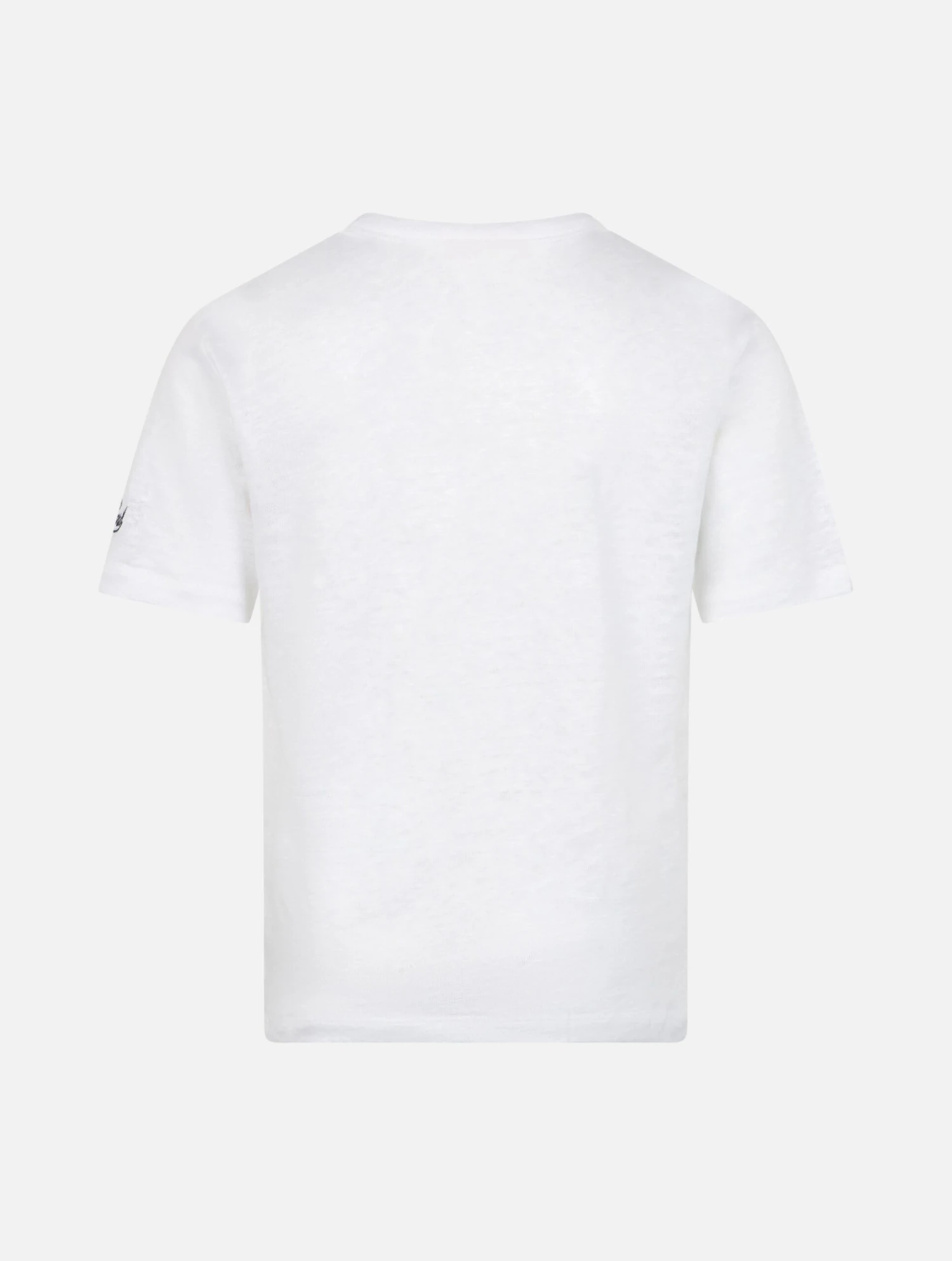 MC2 Saint Barth Kid Off-white Linen Jersey T-shirt Alex 4 MC2 Saint Barth Kid Off-white Linen Jersey T-shirt Alex - Image 2