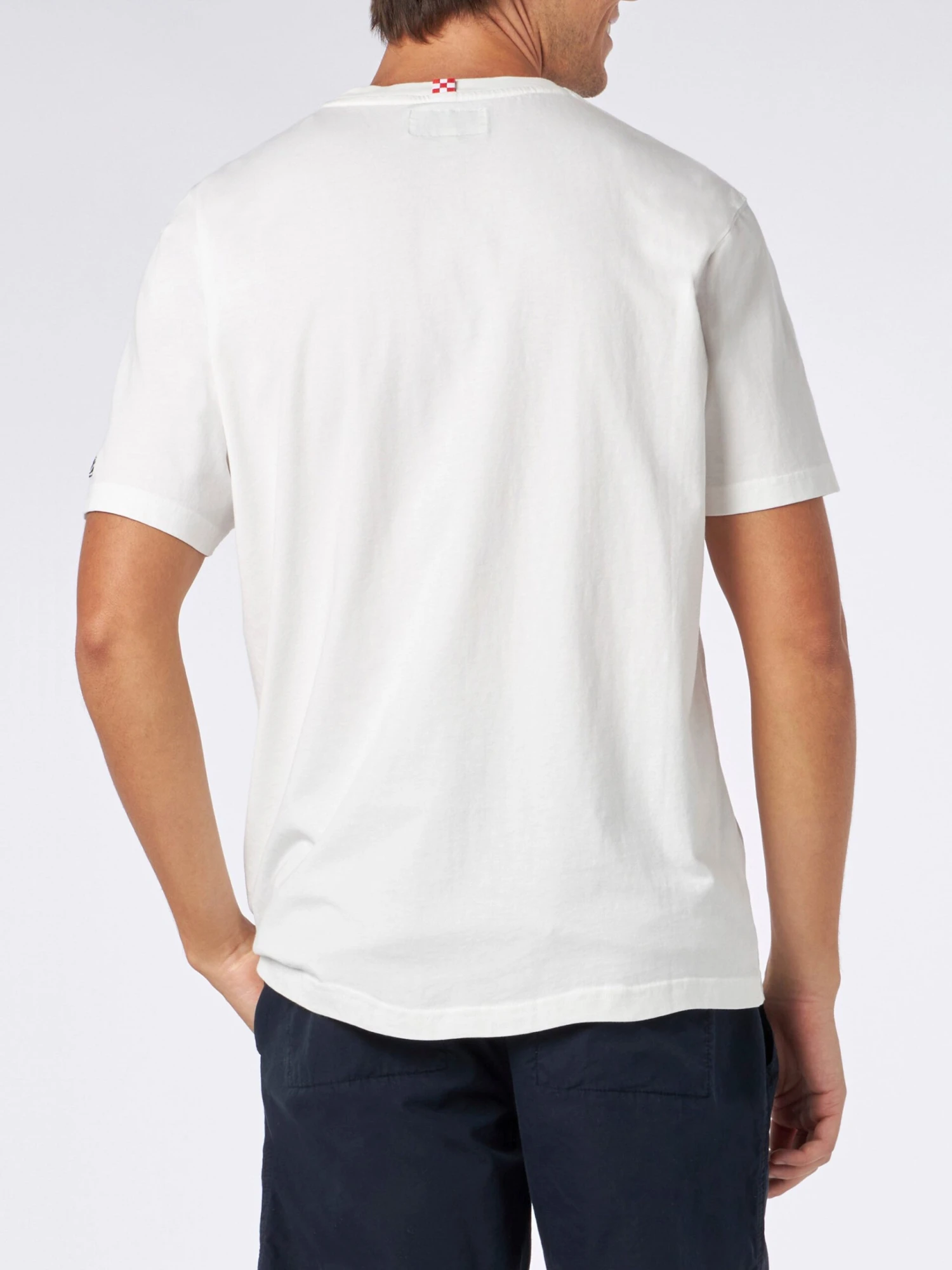 MC2 Saint Barth Man Heavy Cotton T-shirt With St. Barth Padel Club 5 MC2 Saint Barth Man Heavy Cotton T-shirt With St. Barth Padel Club - Image 3