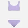 MC2 Saint Barth Lilac Crinkle Classic Bralette Bikini Baker -MC2 Saint Barth Shop BAK0002 00298H girl crinkle bralette bikini 1