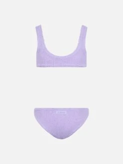 MC2 Saint Barth Lilac Crinkle Classic Bralette Bikini Baker 5 MC2 Saint Barth Lilac Crinkle Classic Bralette Bikini Baker -MC2 Saint Barth Shop BAK0002 00298H girl crinkle bralette bikini 2