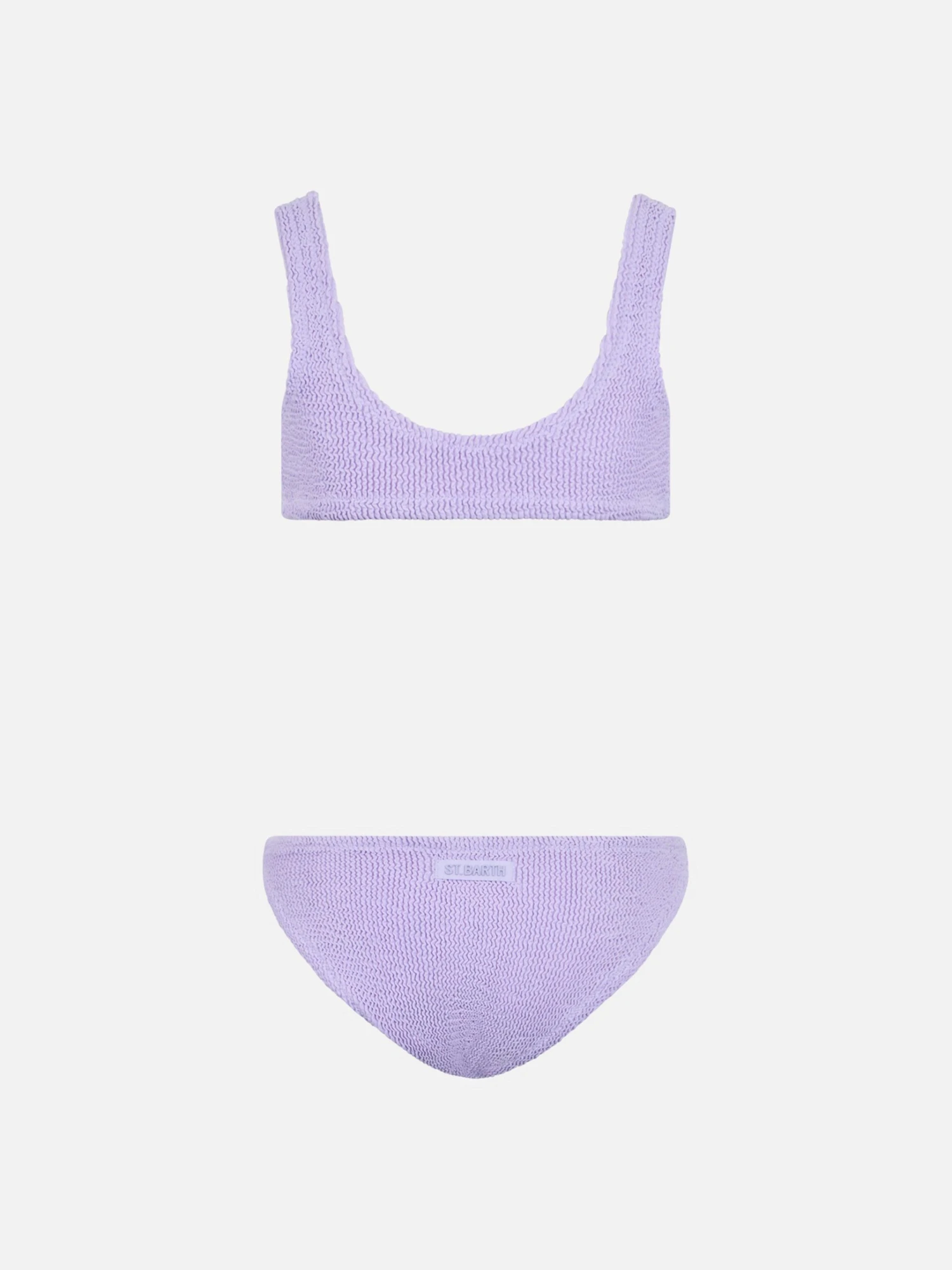MC2 Saint Barth Lilac Crinkle Classic Bralette Bikini Baker 4 MC2 Saint Barth Lilac Crinkle Classic Bralette Bikini Baker - Image 2