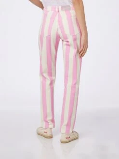 MC2 Saint Barth Woman Pink Striped Print Denim Belleville 11 MC2 Saint Barth Woman Pink Striped Print Denim Belleville -MC2 Saint Barth Shop BELL001 01620F woman denim striped pink 2 1 copia