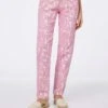 MC2 Saint Barth Woman Pink Paisley Print Denim Belleville -MC2 Saint Barth Shop BELL001 04171F woman denim paisley pink 1