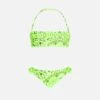 MC2 Saint Barth Girl Bandeau Bikini With Fluo Yellow Bandanna Print -MC2 Saint Barth Shop BIKINIGIRL47