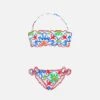Girl Bandeau Bikini With Majolica Print -MC2 Saint Barth Shop BIKINIGIRL66