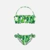 Girl Bandeau Bikini With Banana Leaves Print 1 Girl Bandeau Bikini With Banana Leaves Print -MC2 Saint Barth Shop BIKINIGIRL88