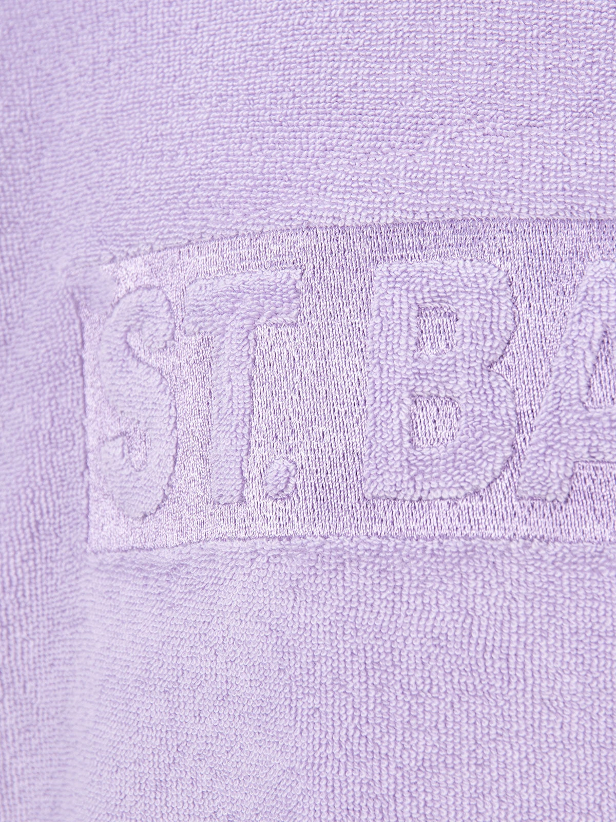 MC2 Saint Barth Girl Lilac Terry Sweatshirt Briony With Saint Barth Logo 5 MC2 Saint Barth Girl Lilac Terry Sweatshirt Briony With Saint Barth Logo - Image 3