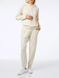 MC2 Saint Barth Woman Off-white Cashmere Blend Jogger Pants -MC2 Saint Barth Shop CHAR002 00129E woman knitted white jogger pants 3 2491e362 62fe 4a0a a260 fd739ae0b0ee