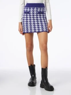 MC2 Saint Barth Woman Knitted Skirt With Jewel Buttons