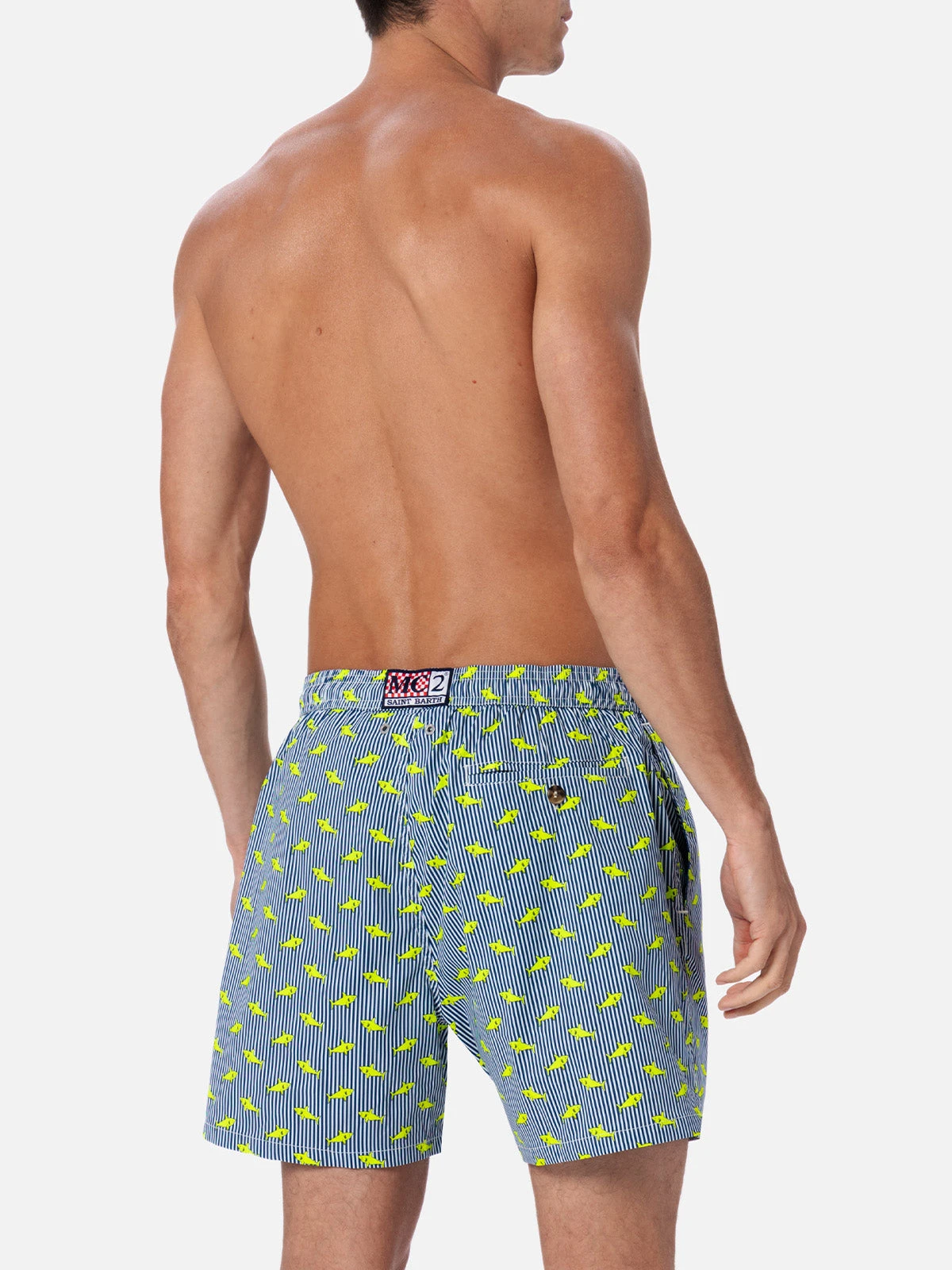MC2 Saint Barth Comfort Light Classic Stretch Swim Shorts With Sharks Print 6 MC2 Saint Barth Comfort Light Classic Stretch Swim Shorts With Sharks Print - Image 4