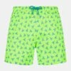MC2 Saint Barth Man Light Fabric Comfort Swim Shorts With Lobster Print -MC2 Saint Barth Shop COM0009 06098DMAN SWIMSHORTS LOBSTER GREEN