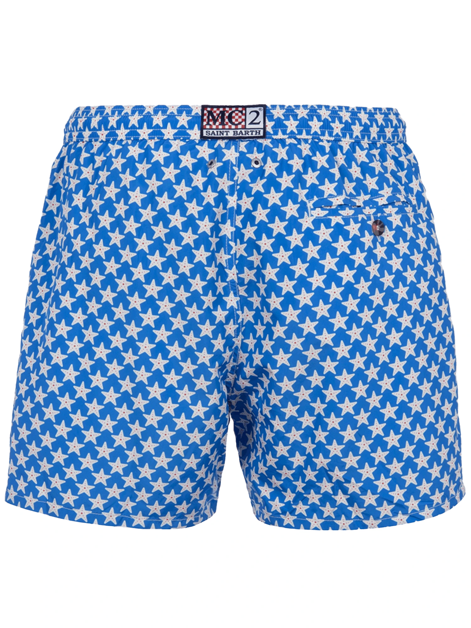 MC2 Saint Barth Man Lightweight Fabric Swim-shorts Lighting 70 With Seastars Print 4 MC2 Saint Barth Man Lightweight Fabric Swim-shorts Lighting 70 With Seastars Print - Image 2