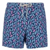 MC2 Saint Barth Comfort Light Classic Stretch Swim Shorts With Jellyfishes Print