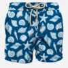 Man Light Fabric Swim Shorts With Shells Print 2 Man Light Fabric Swim Shorts With Shells Print -MC2 Saint Barth Shop CU1876