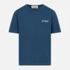 MC2 Saint Barth Boy Navy Blue Cotton Jersey T-shirt Dover With St. Barth Embroidery 1 MC2 Saint Barth Boy Navy Blue Cotton Jersey T-shirt Dover With St. Barth Embroidery -MC2 Saint Barth Shop DOV0002 00134F boy cotton jersey tshirt blue 1