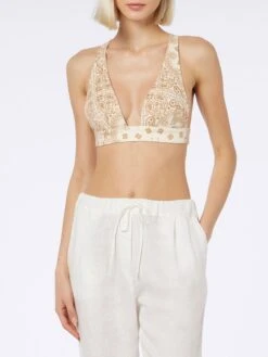 MC2 Saint Barth Woman Scooped Denim Bandanna Top Eda 12 MC2 Saint Barth Woman Scooped Denim Bandanna Top Eda -MC2 Saint Barth Shop EDA001 04172F denim woman scooped top bandanna 1