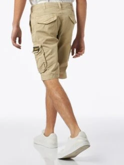 MC2 Saint Barth Man Beige Cotton Cargo Shorts -MC2 Saint Barth Shop FREE001 SBNV11 man bermuda beige cotton 2