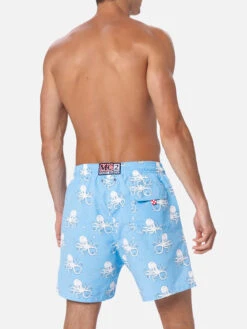 MC2 Saint Barth Man Mid-length Gustavia Swim-shorts With Octopus Print 11 MC2 Saint Barth Man Mid-length Gustavia Swim-shorts With Octopus Print -MC2 Saint Barth Shop GUS0001 00827F 03