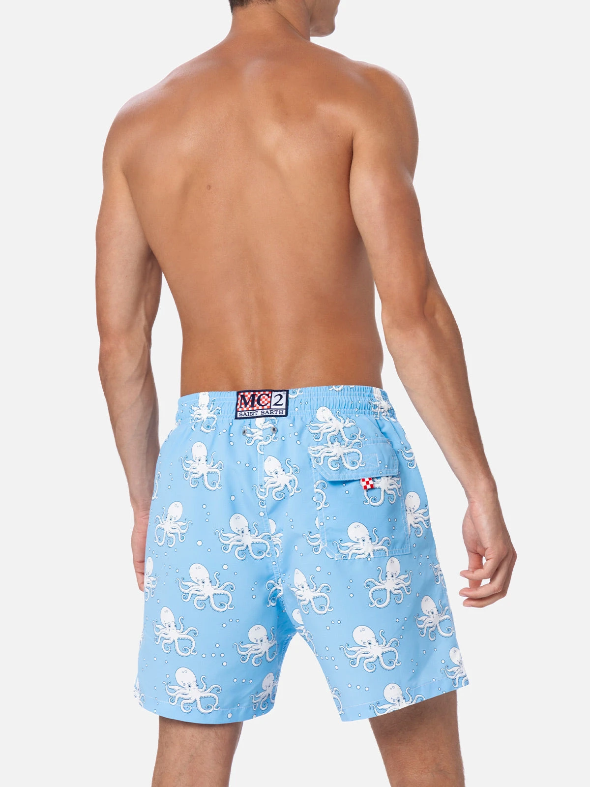MC2 Saint Barth Man Mid-length Gustavia Swim-shorts With Octopus Print 7 MC2 Saint Barth Man Mid-length Gustavia Swim-shorts With Octopus Print - Image 5