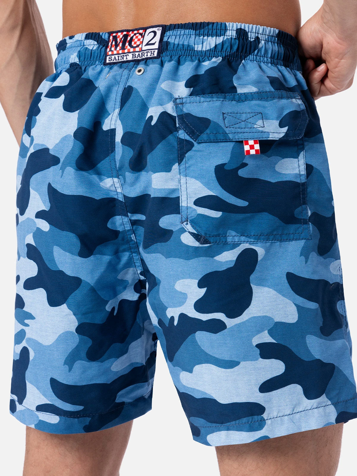 MC2 Saint Barth Man Mid-length Gustavia Swim-shorts With Camouflage Print 6 MC2 Saint Barth Man Mid-length Gustavia Swim-shorts With Camouflage Print - Image 4