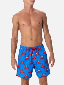 MC2 Saint Barth Man Mid-length Gustavia Swim-shorts With Crab Print -MC2 Saint Barth Shop GUS0001 02375F 01 2d613a78 3b9e 4fa8 8b96 6b4cd659d3e8
