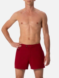 MC2 Saint Barth Man Burgundy Fitted Cut Swim Shorts Harrys 10 MC2 Saint Barth Man Burgundy Fitted Cut Swim Shorts Harrys -MC2 Saint Barth Shop HAR0001 03730F 01