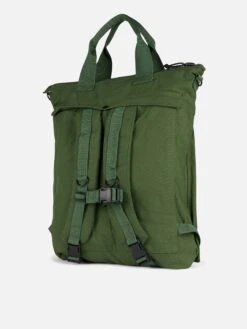MC2 Saint Barth Military Green Canvas Backpack Helmut -MC2 Saint Barth Shop HELM001 00211B backpack military green canvas 3