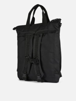 MC2 Saint Barth Black Technic Fabric Backpack Helmut -MC2 Saint Barth Shop HELM001 00411D black canvas backpack 3