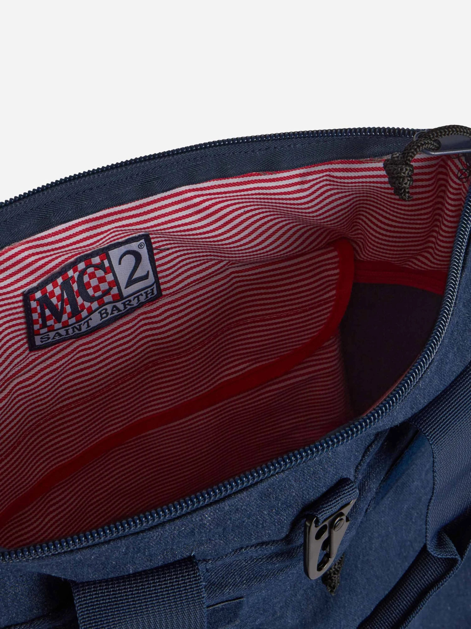 MC2 Saint Barth Denim Canvas Backpack Helmut 6 MC2 Saint Barth Denim Canvas Backpack Helmut - Image 4