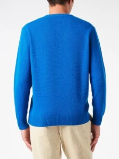 MC2 Saint Barth Man Crewneck Sweater With Padel Vs Girlfriend Jacquard -MC2 Saint Barth Shop HER000110936E 3