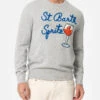 MC2 Saint Barth Man Gray Sweater Heron With Spritz Glass 1 MC2 Saint Barth Man Gray Sweater Heron With Spritz Glass -MC2 Saint Barth Shop HER0001 03064G MAN KNITWEAR GREY 01