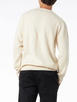 MC2 Saint Barth Man Crewneck Sweater With Christmas In Saint Barth Embroidery -MC2 Saint Barth Shop HER0001 10753E man sweater white christmas embroidery 3