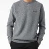 MC2 Saint Barth Man Crewneck Grey Sweater With St. Barth Embroidery 1 MC2 Saint Barth Man Crewneck Grey Sweater With St. Barth Embroidery -MC2 Saint Barth Shop HER0001 11453E man grey sweater lambswool 1