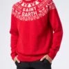 Norwegian Style Man Red Sweater 2 Norwegian Style Man Red Sweater -MC2 Saint Barth Shop HER0001 REDB41 man sweater norwgian christmas 1