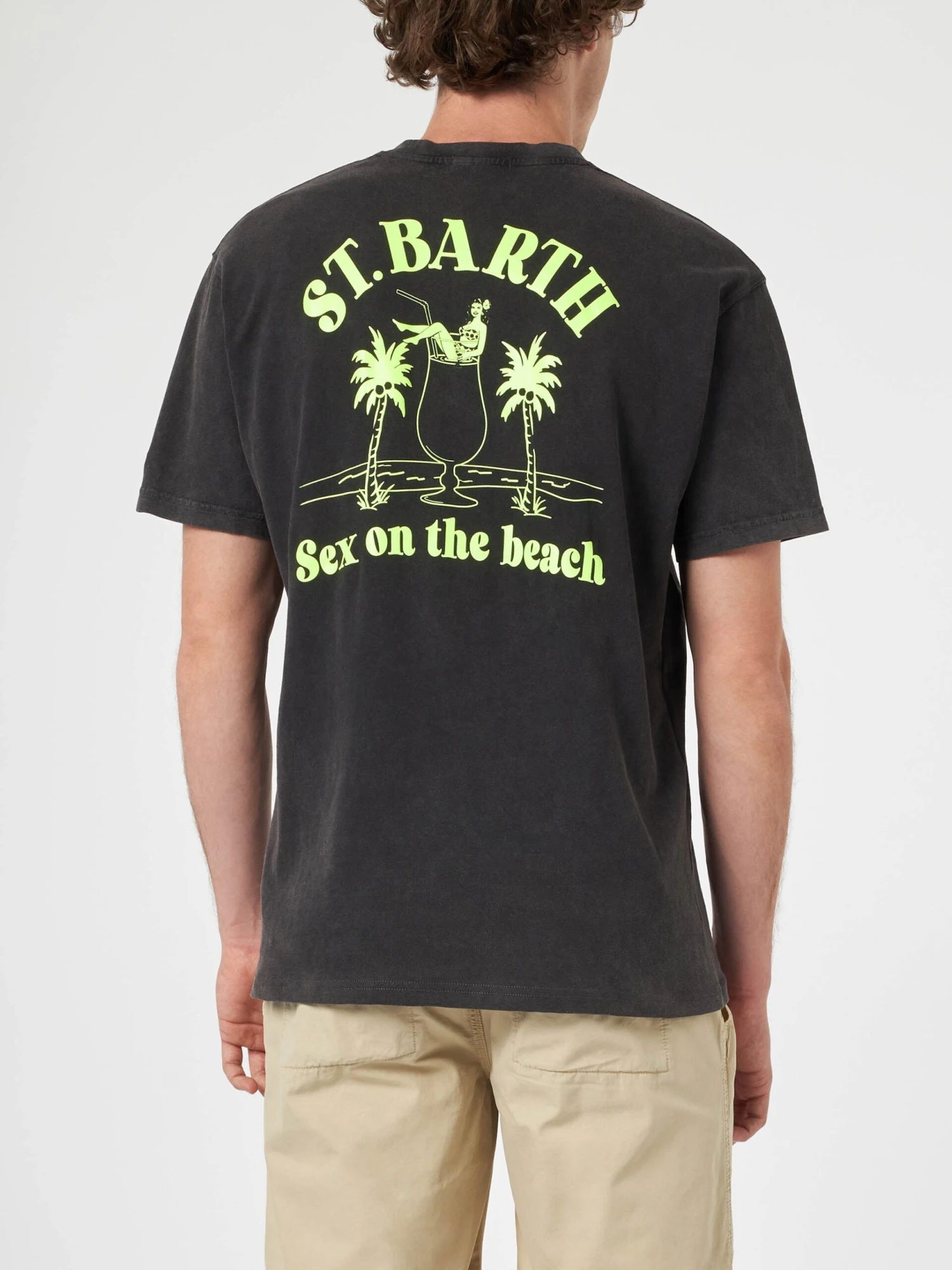 MC2 Saint Barth Man Vintage Cotton T-shirt Jack With St. Barth Sex On The Beach Print 4 MC2 Saint Barth Man Vintage Cotton T-shirt Jack With St. Barth Sex On The Beach Print - Image 2