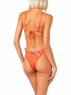 MC2 Saint Barth Woman Orange Triangle Bikini With Bandanna Print -MC2 Saint Barth Shop JANT001 03774B orange bandanna bikini triangle woman 2 a8f358f8 16bf 42d4 94a3 25458c257a1f